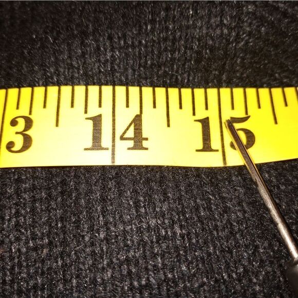 Victoria Jones 2X AngoraBlend Black EmbroideryKnittedButtonsUpLslWomen'sCardigan - Picture 6 of 9